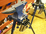 Araldite 2040 used with an anvil