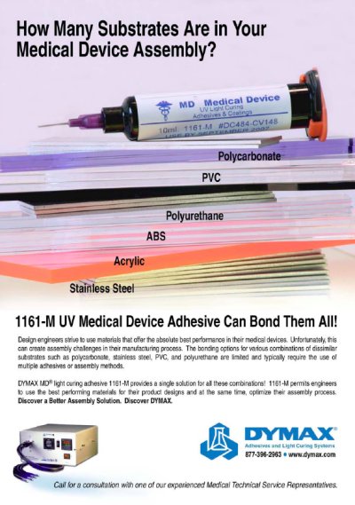 DYMAX 1161-M Medical Device Adhesive