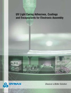 DYMAX Electronics Adhesives Selector Guide