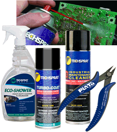 Cleaners, coatings and rework tools for electronics manufacturing – new website
