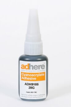 Black, rubber toughened Cyanoacrylate Adhesive