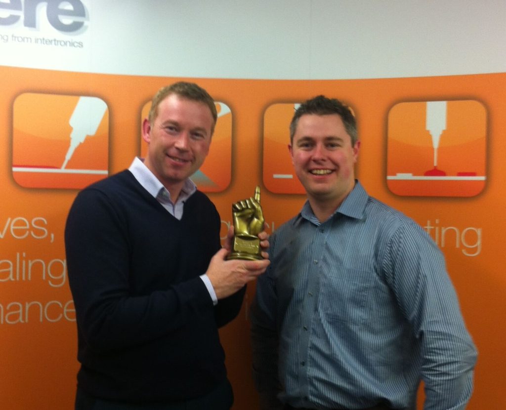 Winning team beating sales targets