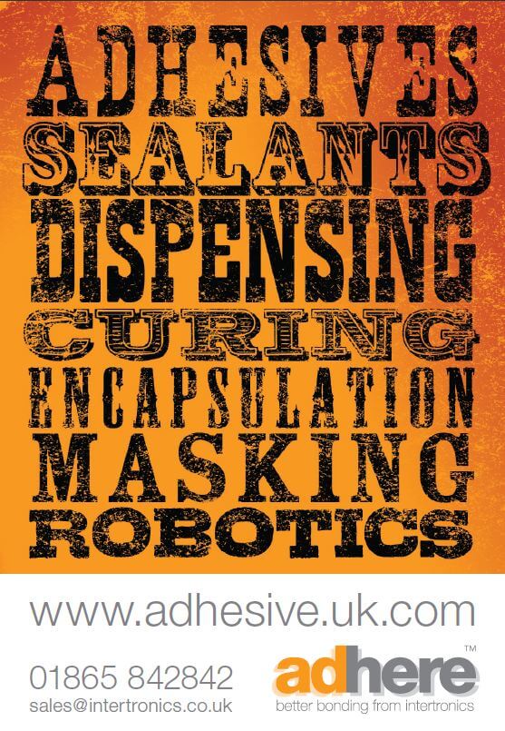 One of our latest advertisements for adhesives and adhesive systems