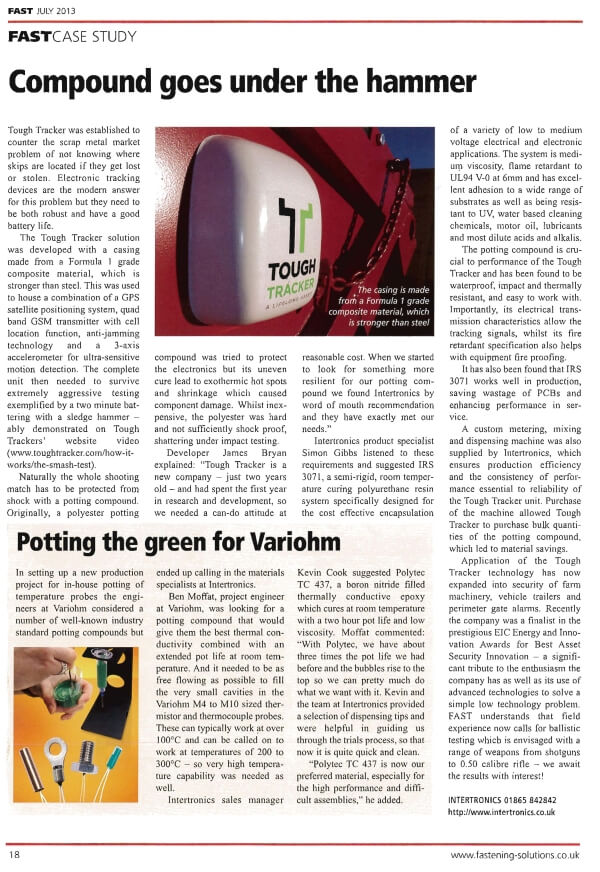 INTERTRONICS application stories