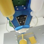 Dispensing of abrasive thermal paste with preeflow eco-DUO dispenser