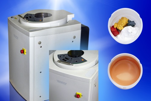 Thinky Mixer provides rapid, one step dispersal and de-gassing