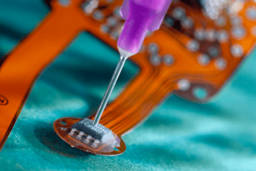 UV light and rapid moisture cure electronics encapsulants