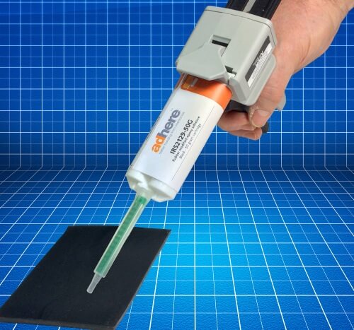 Rubber modified epoxy adhesive bonds dissimilar materials