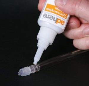 adhere cyanoacrylate adhesives