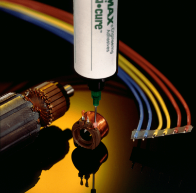 Dymax Multi-Cure adhesives for electronics assembly, unitising, strain relief