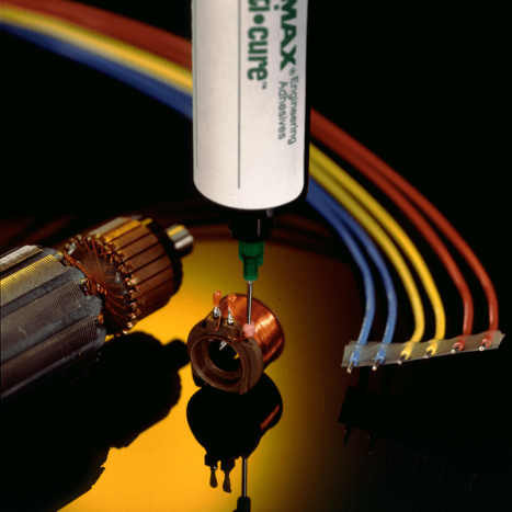 Dymax Multi-Cure adhesives for electronics assembly, unitising, strain relief
