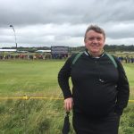 Paul on the 5th green at The-Open, Royal Troon