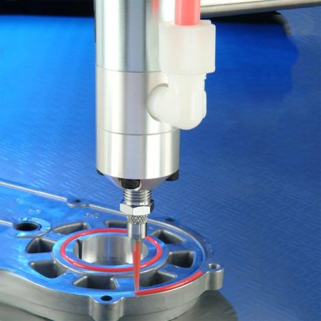 FIS 790HPNM High pressure dispensing valve to dispense high viscosity materials