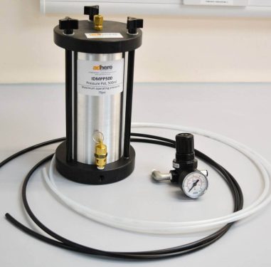 Pressure pot dispensing reservoir parts included