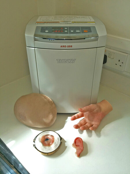 Case study: mixing silicones for facial and other prosthetics