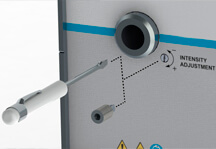 Dymax Bluewave 200 UV curing spot lamp intensity adjustment