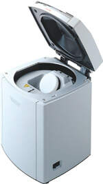 THINKY ARE-250CE mixing and degassing machine inside view