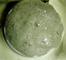 Normal vacuum degassing after mixing