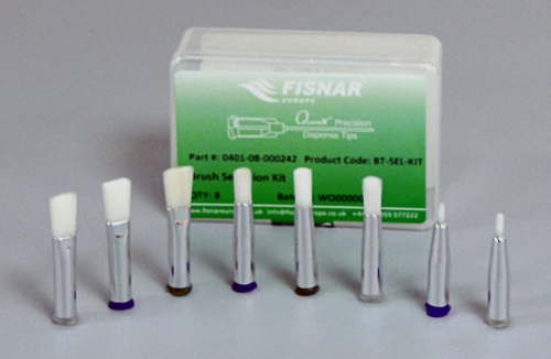 Brush dispensing tips selection pack