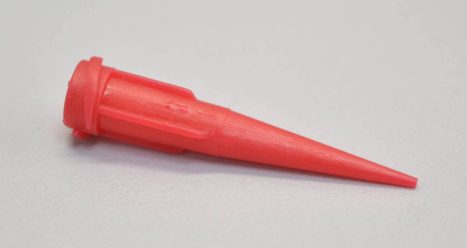 Smooth flow tapered tip