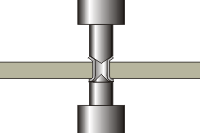 Plated hole repair step 4