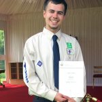 James with his Duke of Edinburgh Gold award