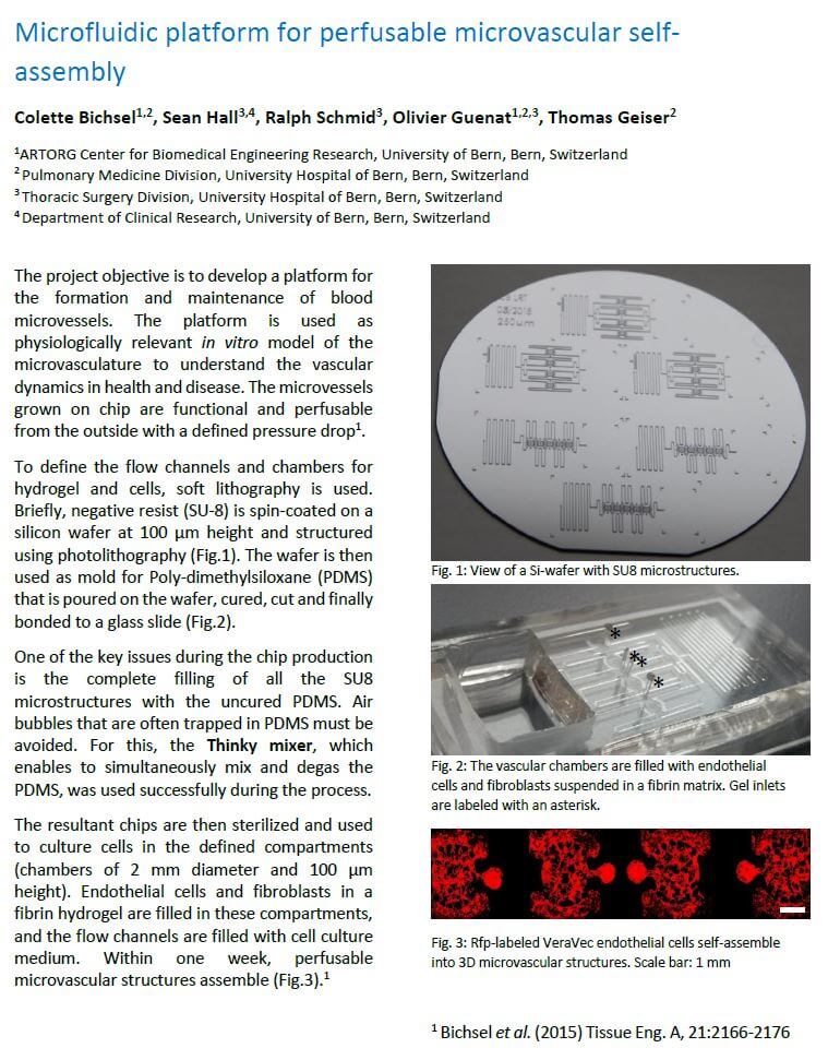 Microfluidic platform for perfusable microvascular self-assembly