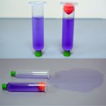 Orange pistons for low viscosity fluid dispensing