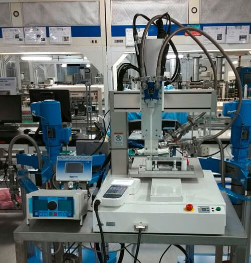 Production unit for two part gasket sealant