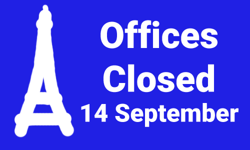 Office closed on 14 September for a team treat