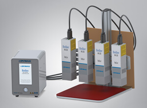 Dymax BlueWave MX-series LED UV curing lamps now operate up to four emitters simultaneously