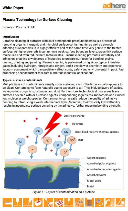 White Paper: Plasma Technology for Surface Cleaning