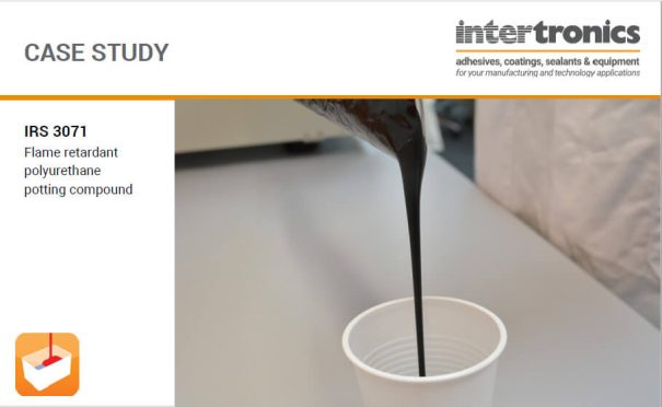 STOPFREEZE IRS 3071 potting compound case study