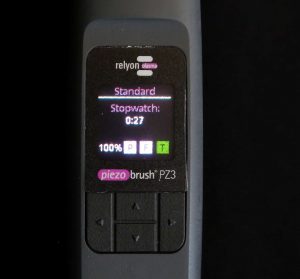 piezobrush PZ3 Display Screen