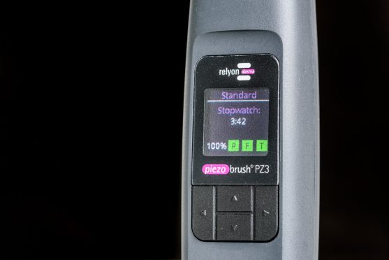 piezobrush PZ3 control panel