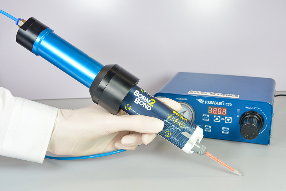 Game changing two-part cyanoacrylate adhesives available in convenient cartridges