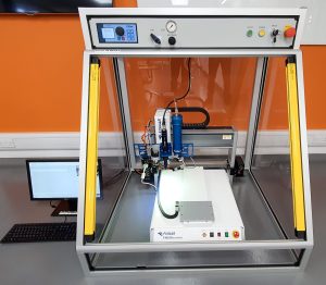 Large benchtop enclosure with camera vision system