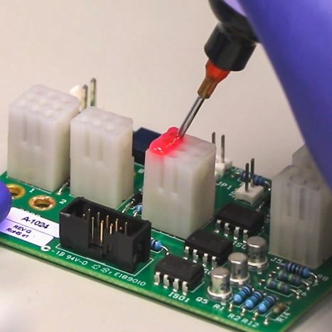 Dymax UV Curable Component Masking Application