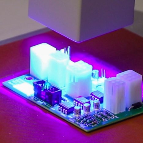 Dymax UV Curable PCB Component Mask Curing