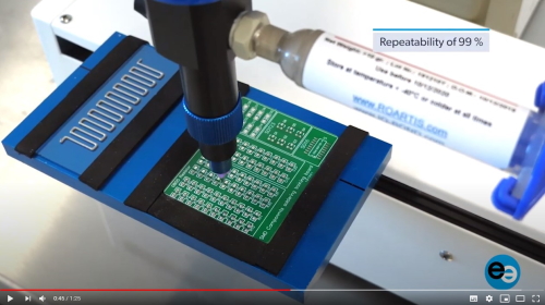 Printed electronics Microdispensing of electrically conductive materials