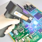 IUV201 handheld flood lamp curing pcb encapsulant