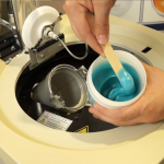 THINKY ARV-501CE being loaded with material