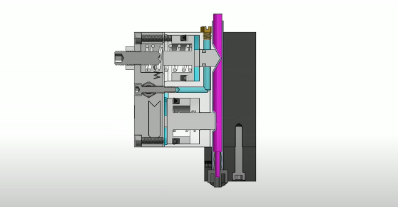 Model 826 Pinch Tube Valve Fluid Path