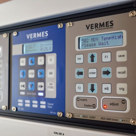 Intergrated Vermes microdispensing valve controllers