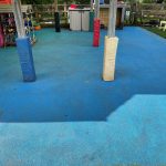 Pressure washing after - Matt's volunteering day