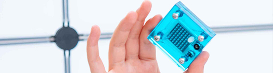 Hydrogen Fuel Cell held in hand