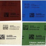 PTFE Dot Matrix Fabric Marking - PZ3-i plasma treatment