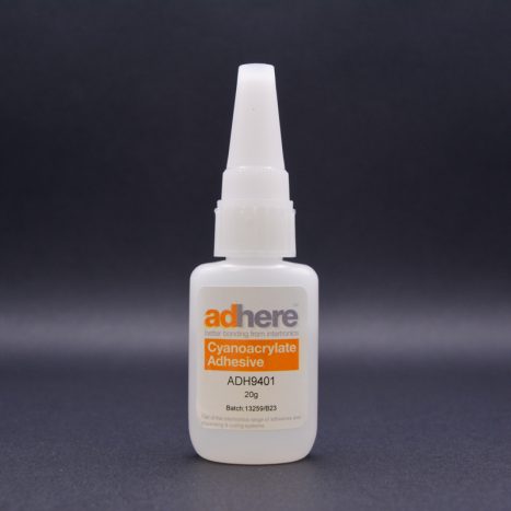 adhere 9401 cyanoacrylate adhesive 20g bottle