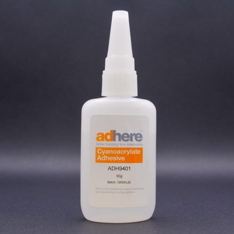 adhere 9401 cyanoacrylate adhesive 50g bottle