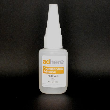adhere 9403 cyanoacrylate adhesive 20g bottle